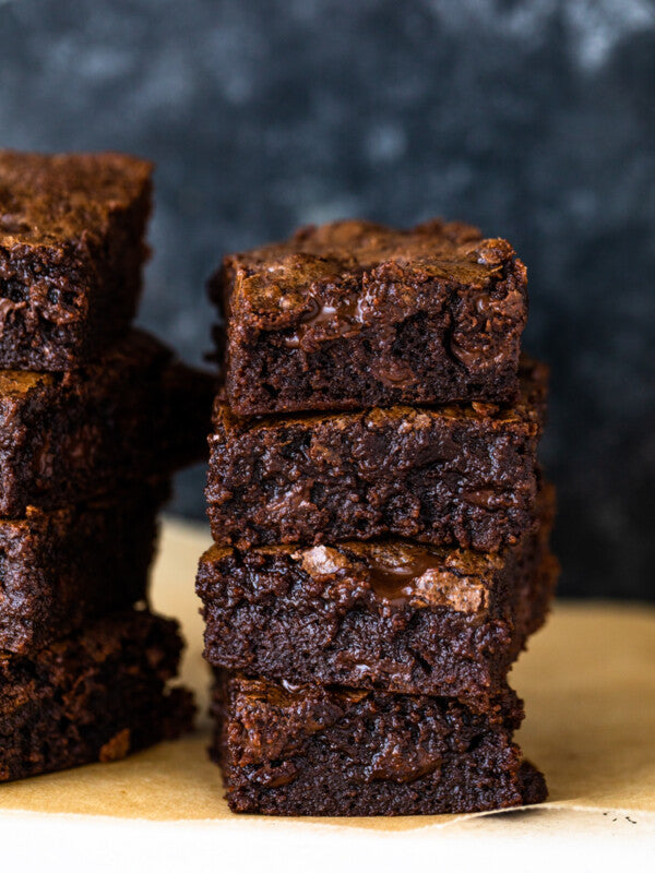 Basic Fudgy Brownies with Cricket Powder